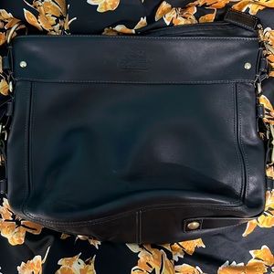 Coach Black Carly Hobo 12669 Small Hole Look at Photos!!